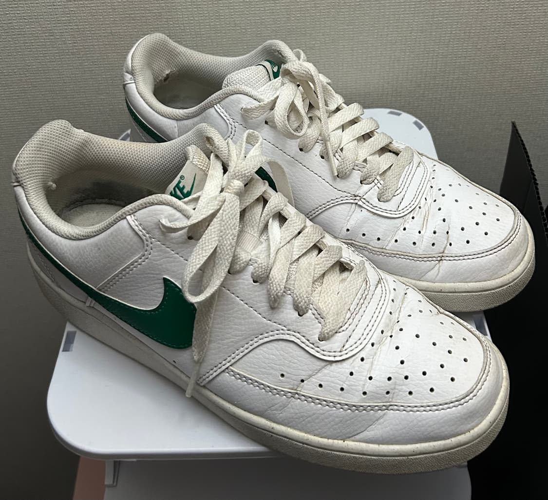 나이키 코트 비전 로우 화이트 그린 상품이미지2