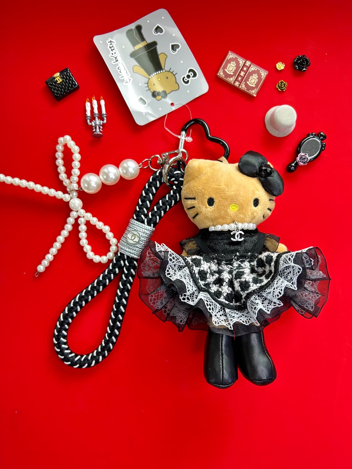 롱다리키티 커스텀키링(8) 상품이미지1