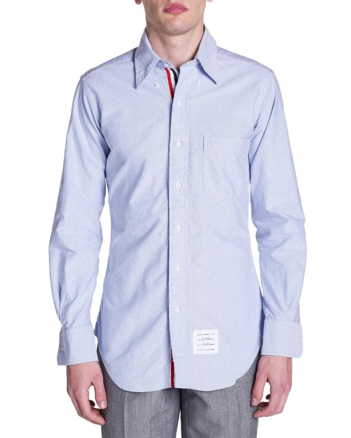 [3 (L)] 톰브라운 클래식 핏 옥스포드 셔츠 라이트 블루 상품이미지1