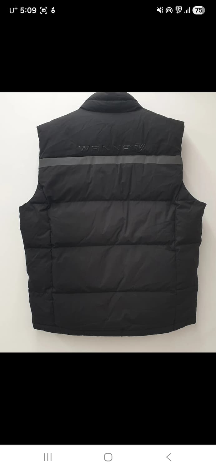 볼빅 남자 덕다운 패딩조끼.  싸이즈 100~105 상품이미지3