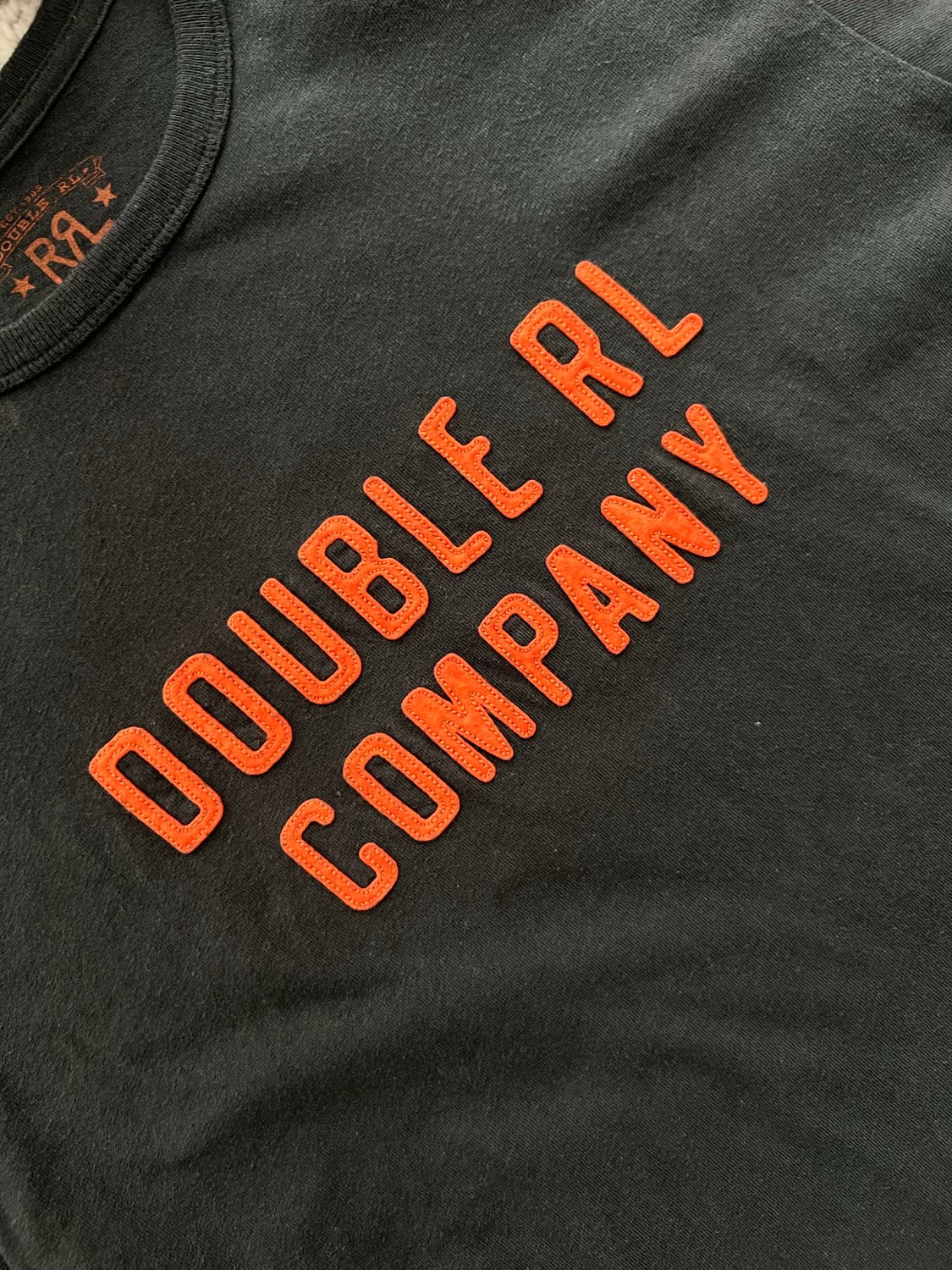 더블알엘 로고 코튼 햄튼 저지 티셔츠 상품이미지2