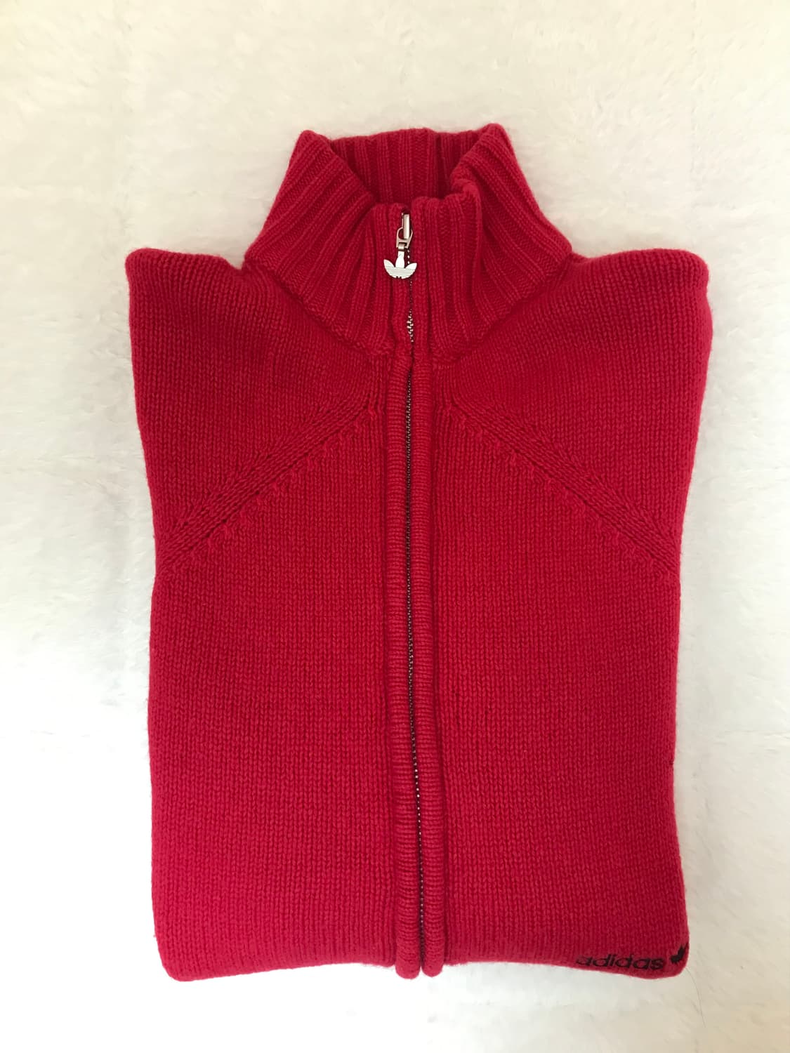 아디다스 빈티지 니트 집업 상품이미지1