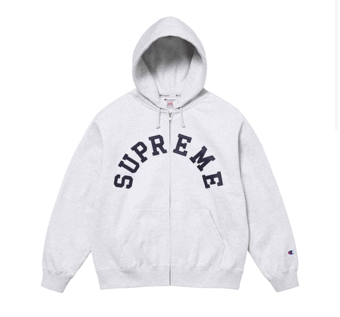 구매) 슈프림 챔피온 후드집업 애쉬그레이 M 상품이미지1