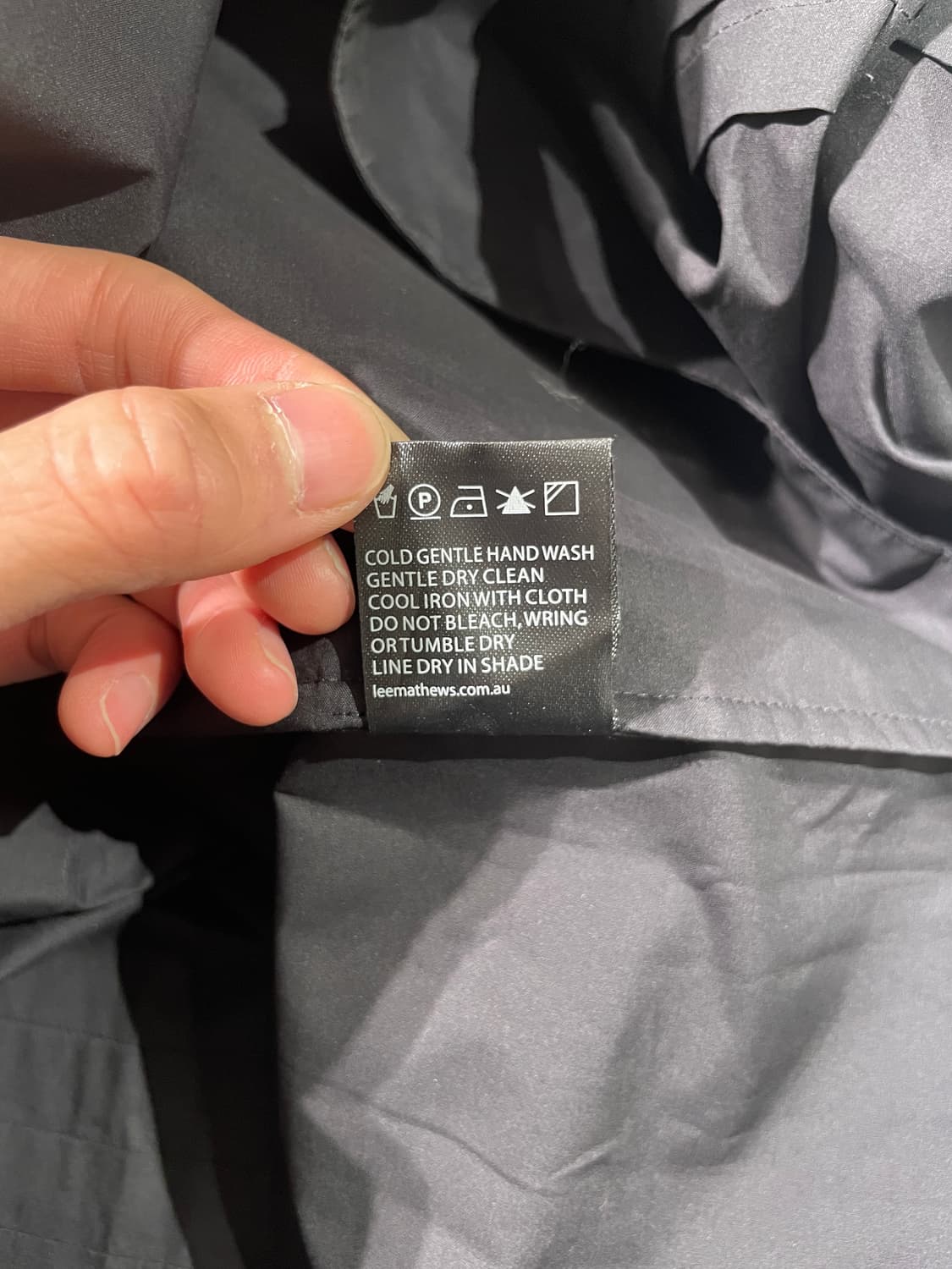 리 매튜스 블랙 스트링 레이어 오버 코튼 롱 스커트 상품이미지9