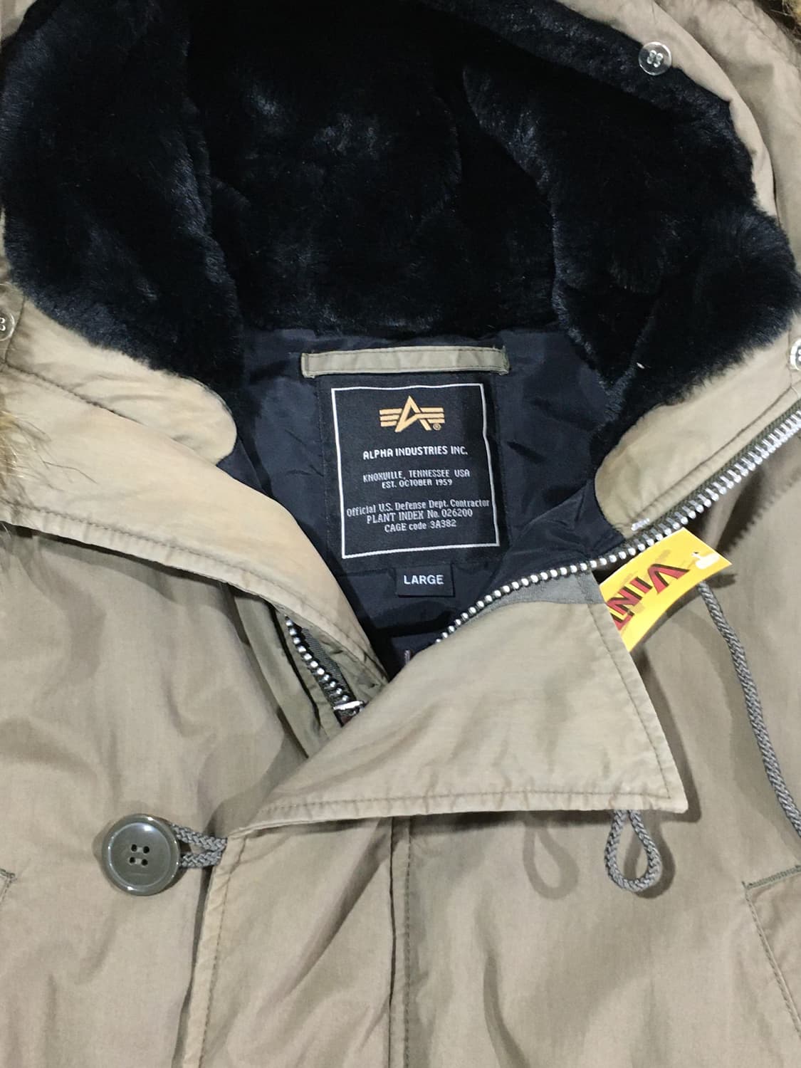 알파 인더스트리 야상 패딩 상품이미지3