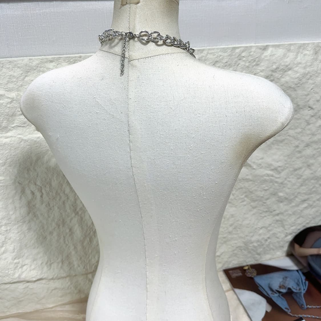 빈티지 오리엔탈 쿠바체인 레이어드 목걸이 상품이미지3