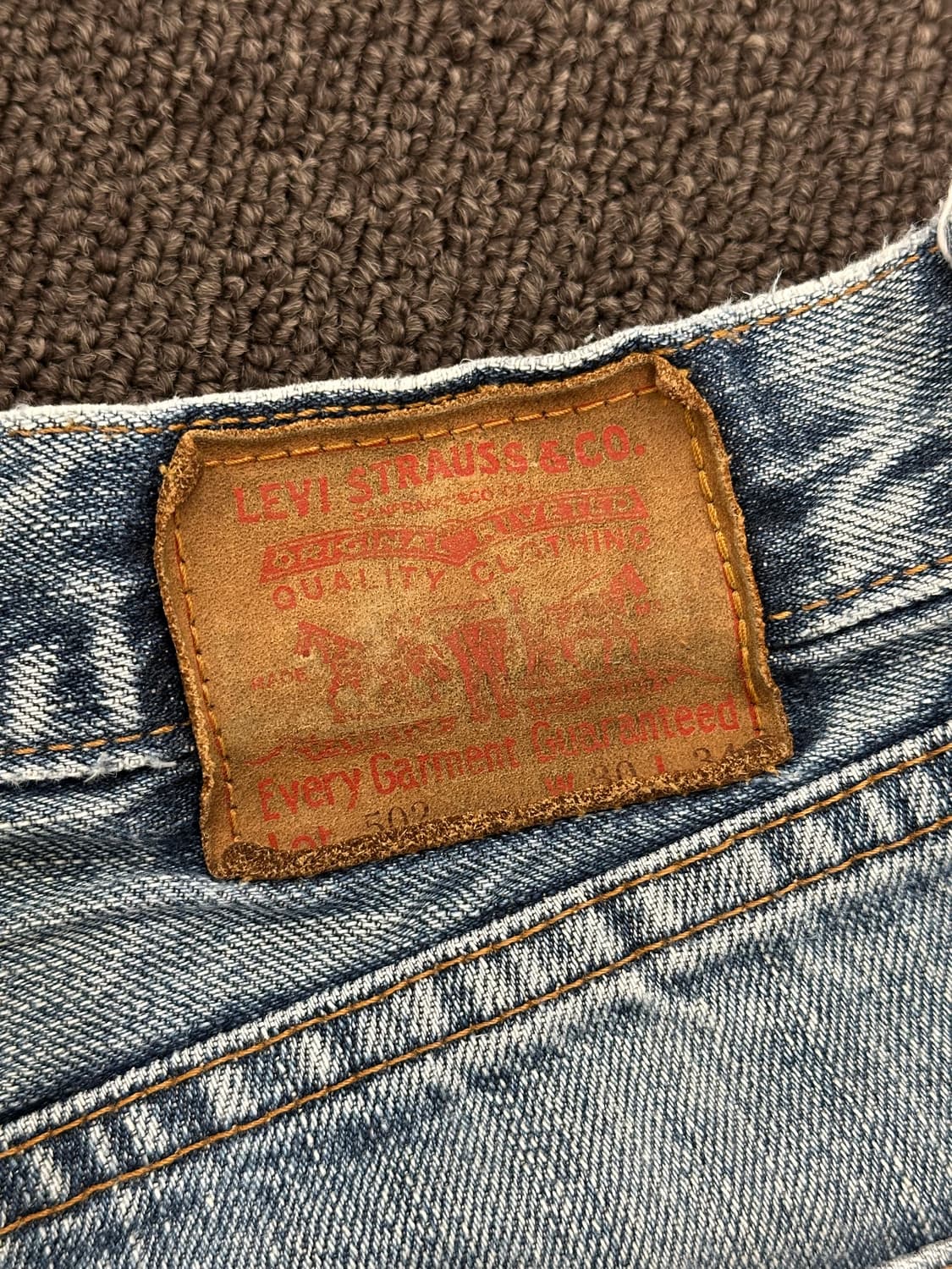 30)리바이스 빈티지 여성 데미지 워싱 데님 쇼츠 상품이미지3