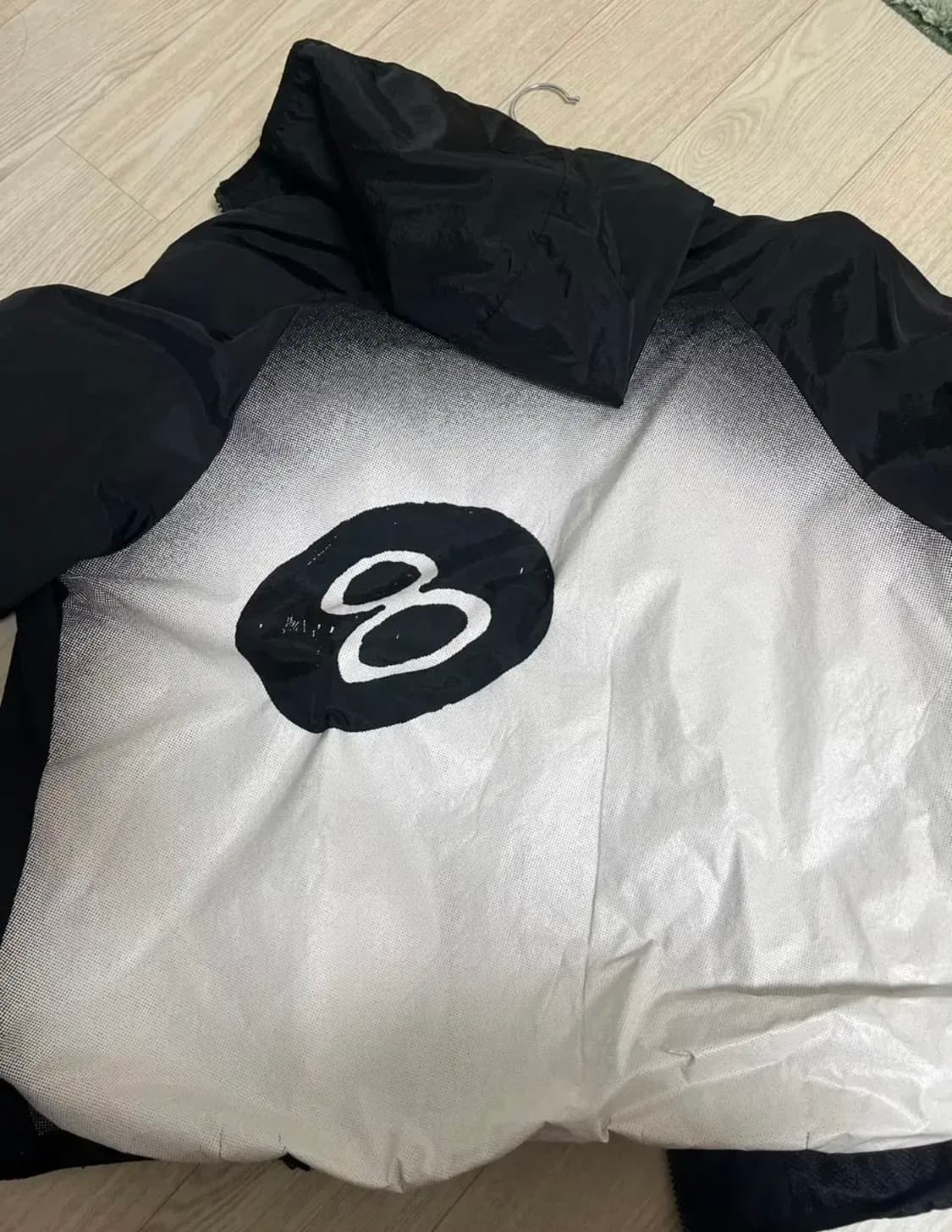 스투시 8볼 후드 바람막이 L 상품이미지3