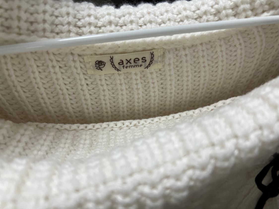 엑시즈팜 옵숄 니트 원피스 상품이미지3