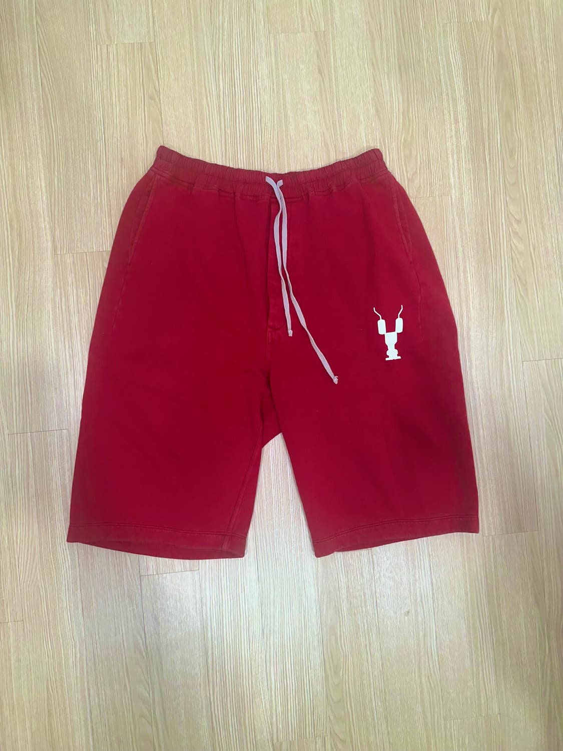 릭오웬스 다크쉐도우 드로우스트링 버뮤다 팬츠 상품이미지1