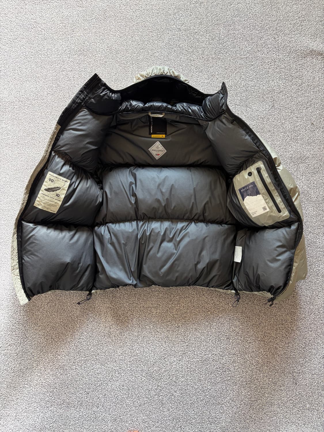 디미토 x 아이더 이지hd다운 재킷 웜그레이 xl 상품이미지2