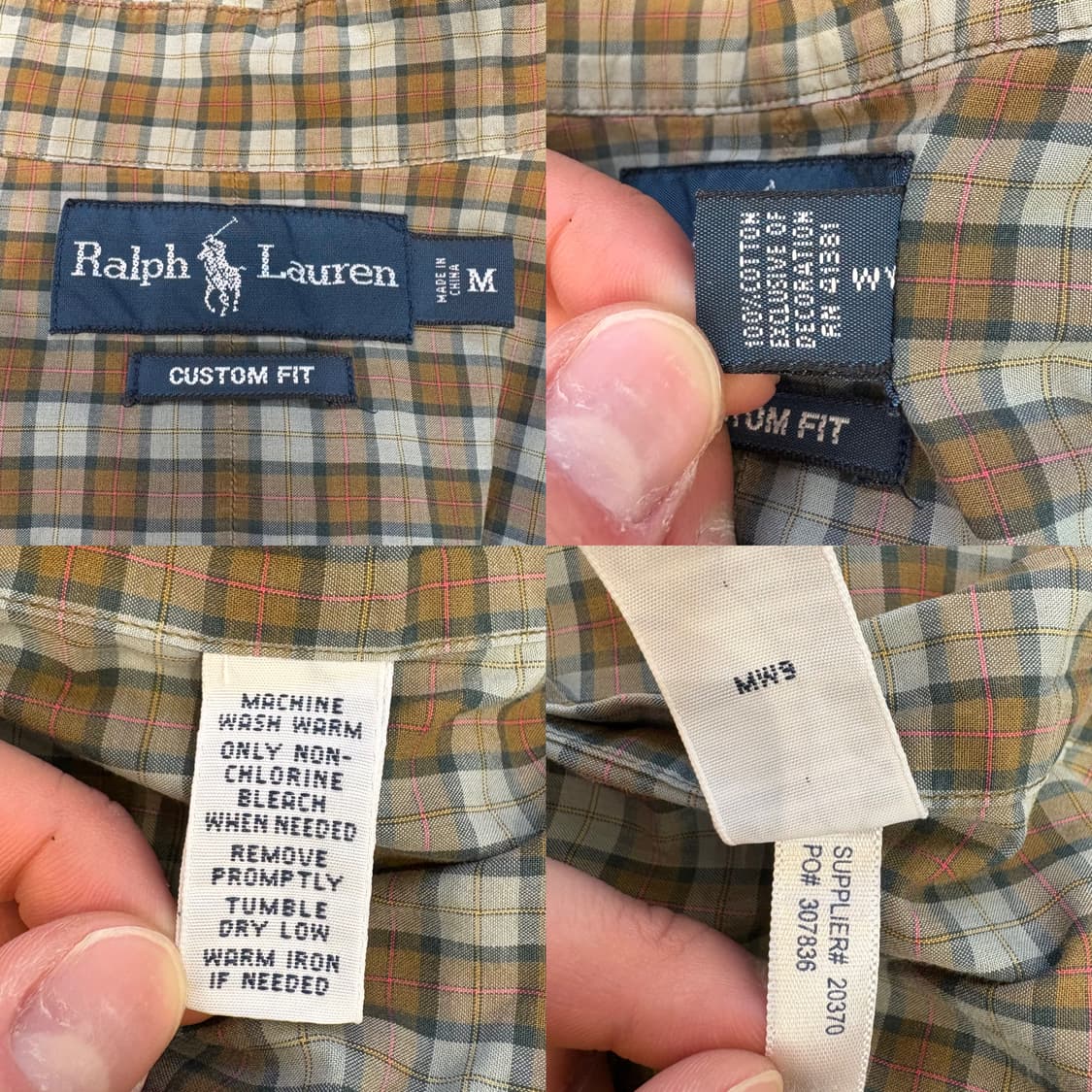 폴로 랄프로렌 체크 셔츠 상품이미지10
