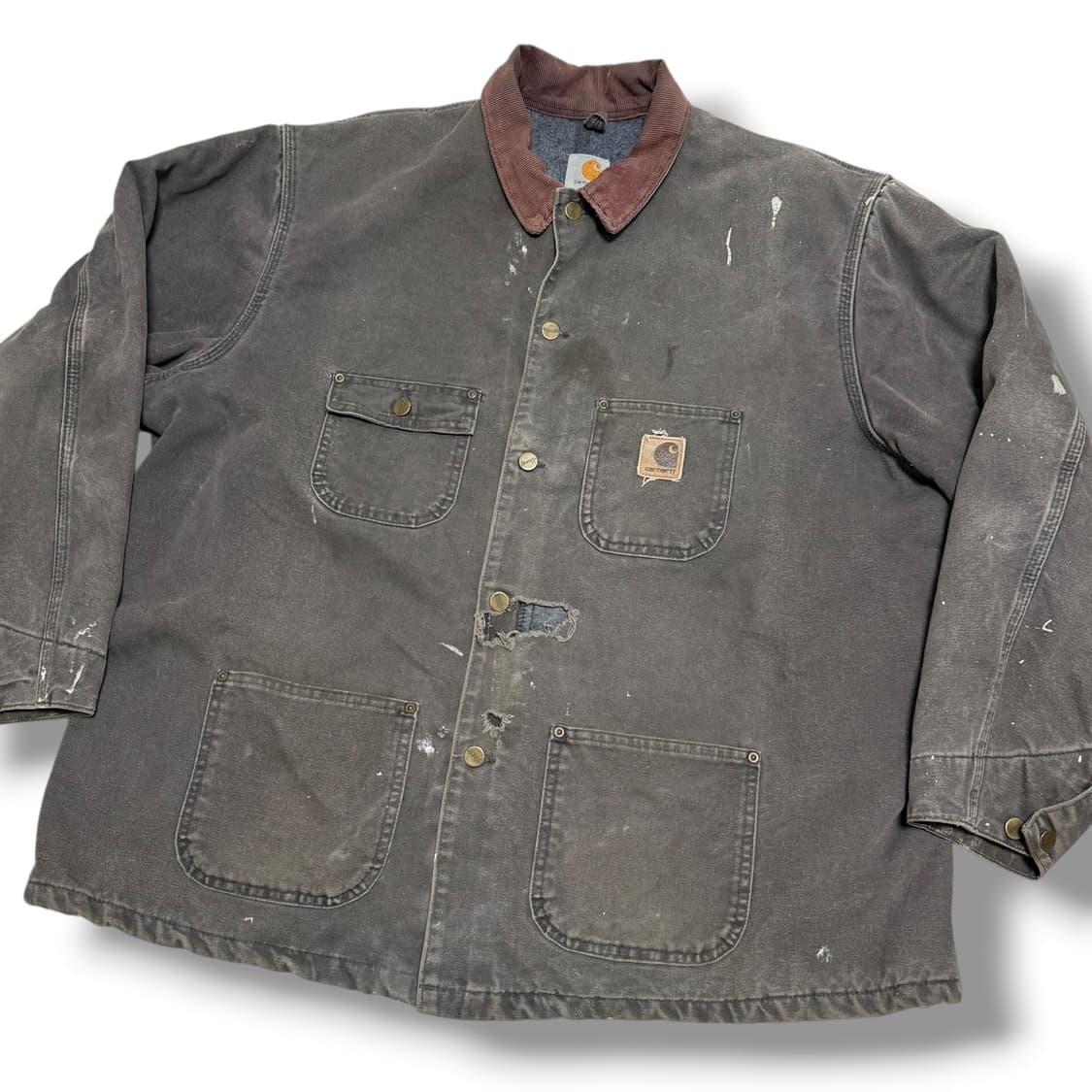 USA)빈티지 칼하트 초어자켓 모스그린 XXL 상품이미지4