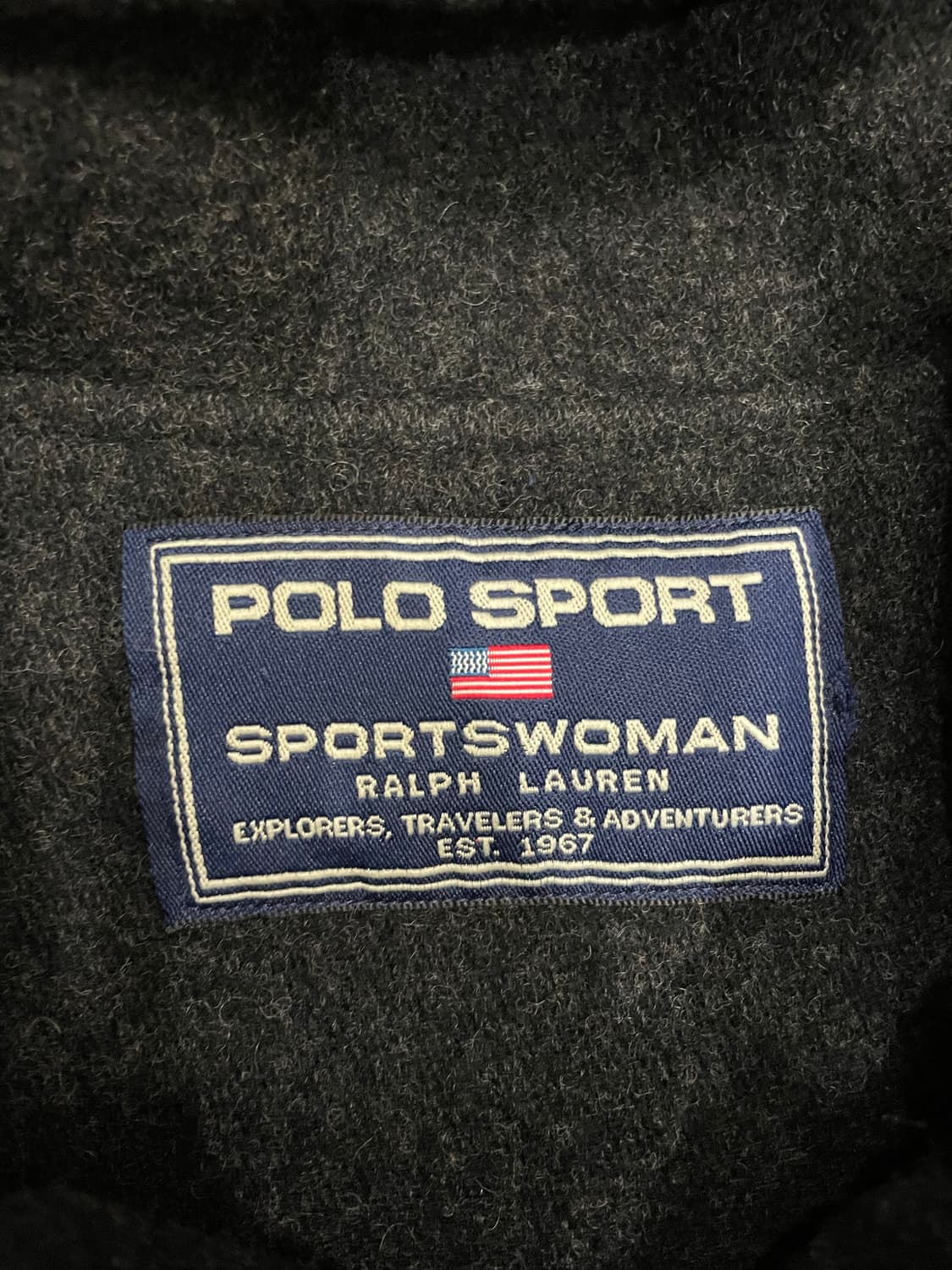 폴로 스포츠 랄프로렌 더플 코트 챠콜 상품이미지8