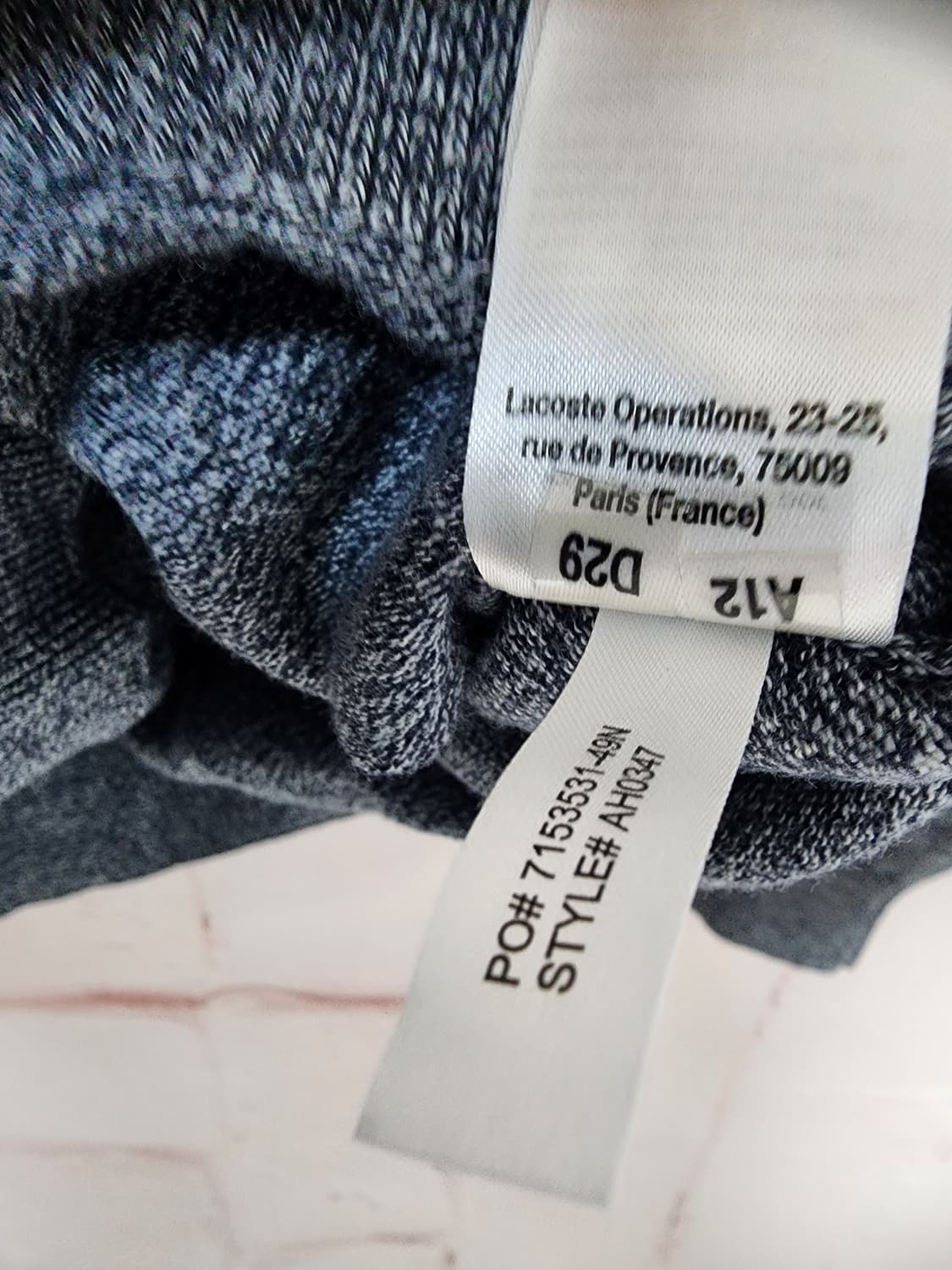 라코스테 V넥 니트 상품이미지7