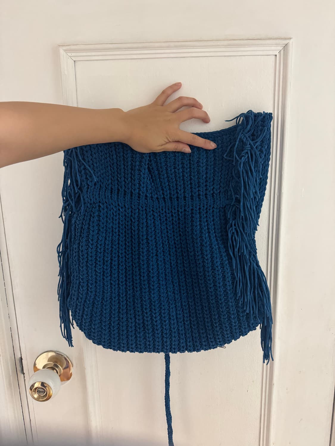 빈티지 보헤미안 프린지 니트 크로스백 상품이미지6