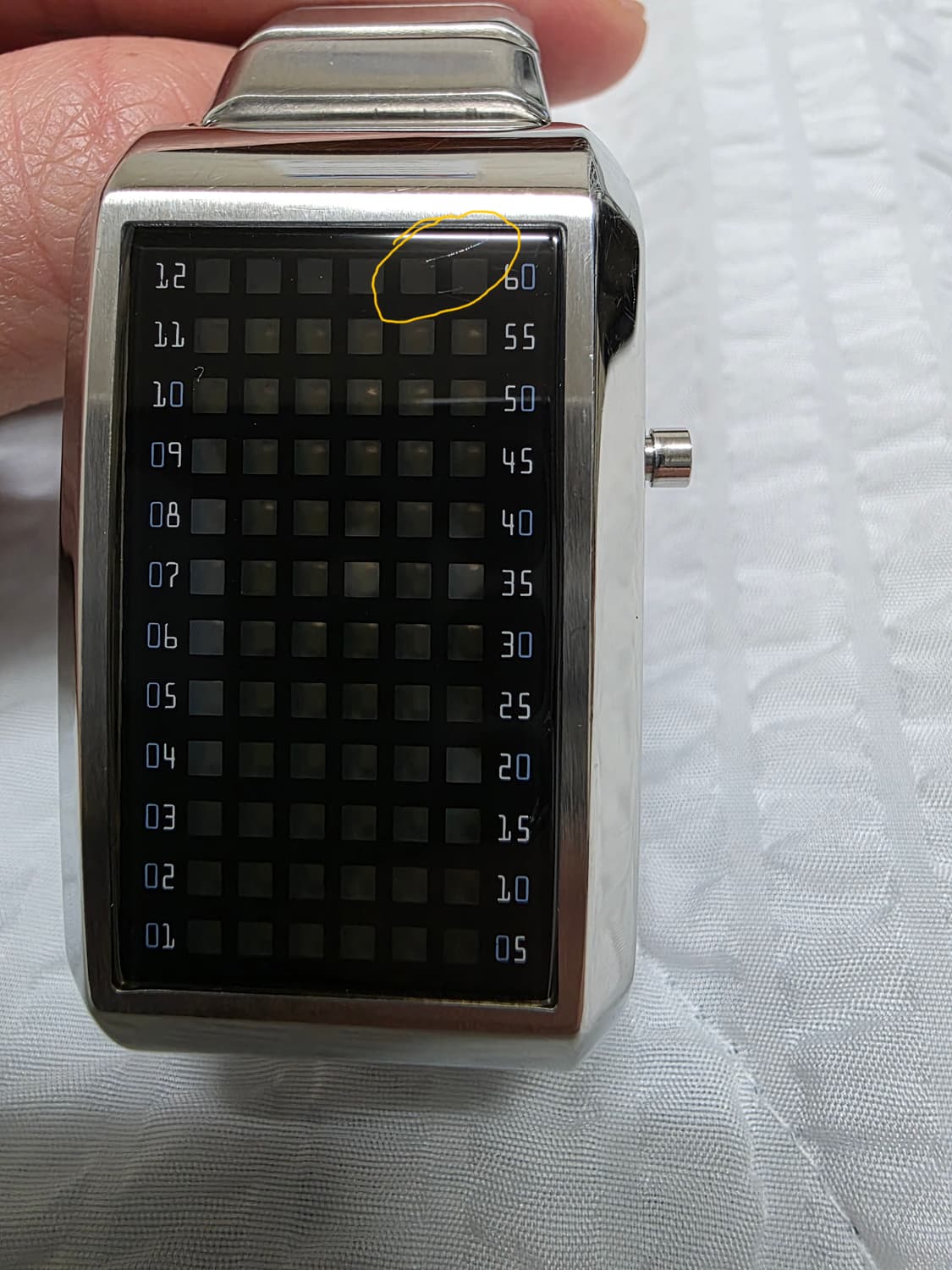 핌프 2세대 실버메탈 pimp LED 시계 상품이미지5