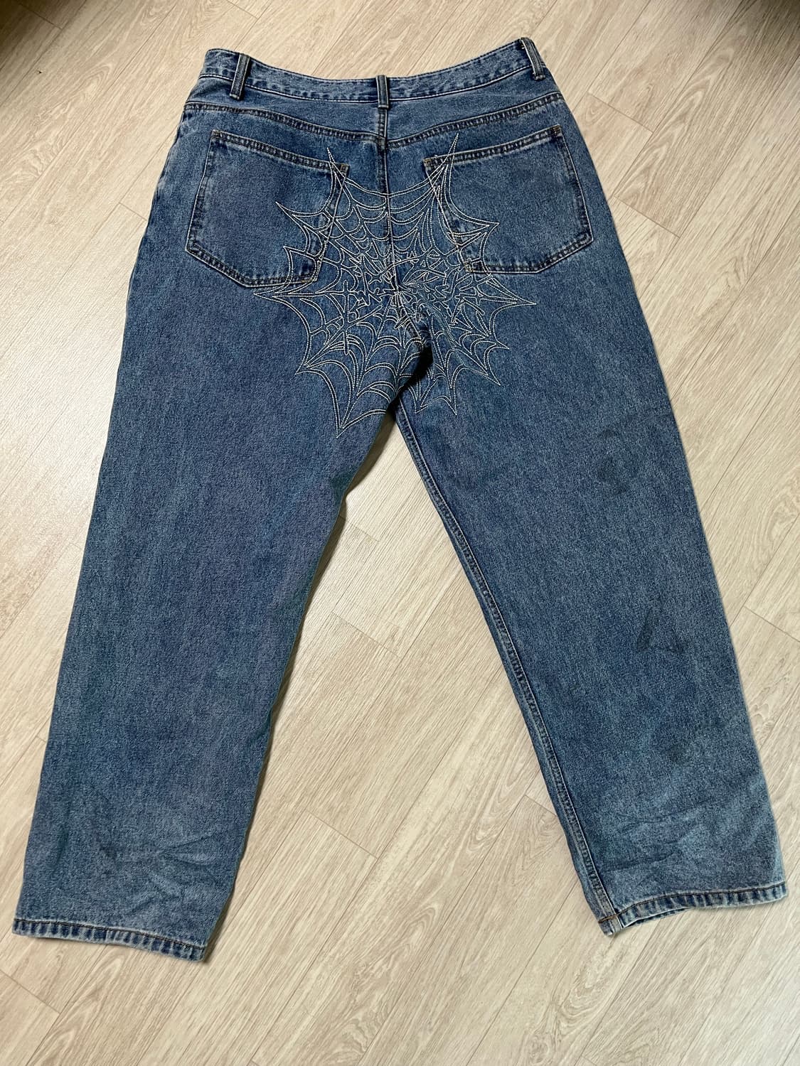 위캔더스 코브웹 데님팬츠  상품이미지2