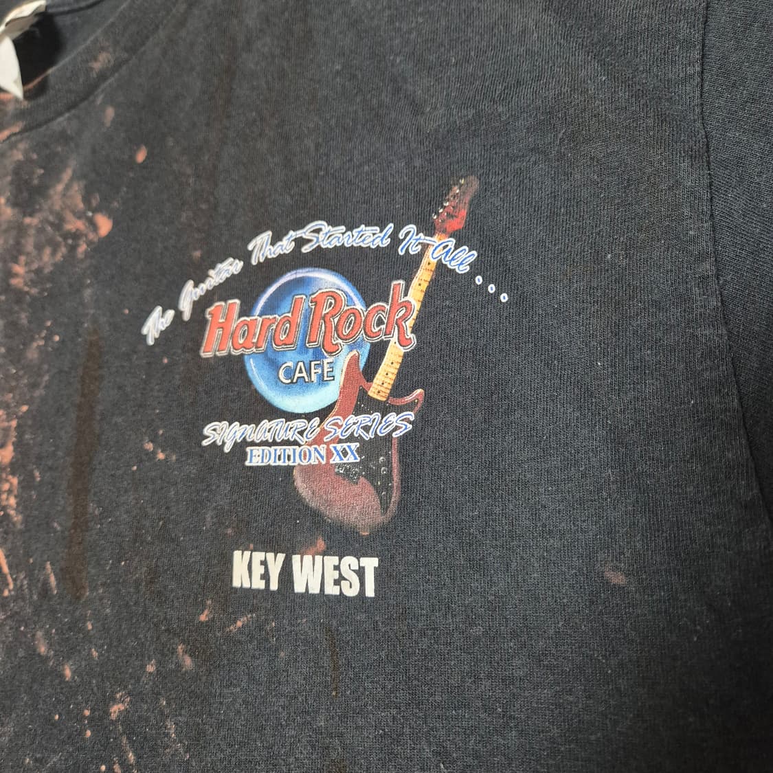 하드락 카페 KEY WEST 에릭 클랩튼 프린팅 티셔츠 (L) 상품이미지2
