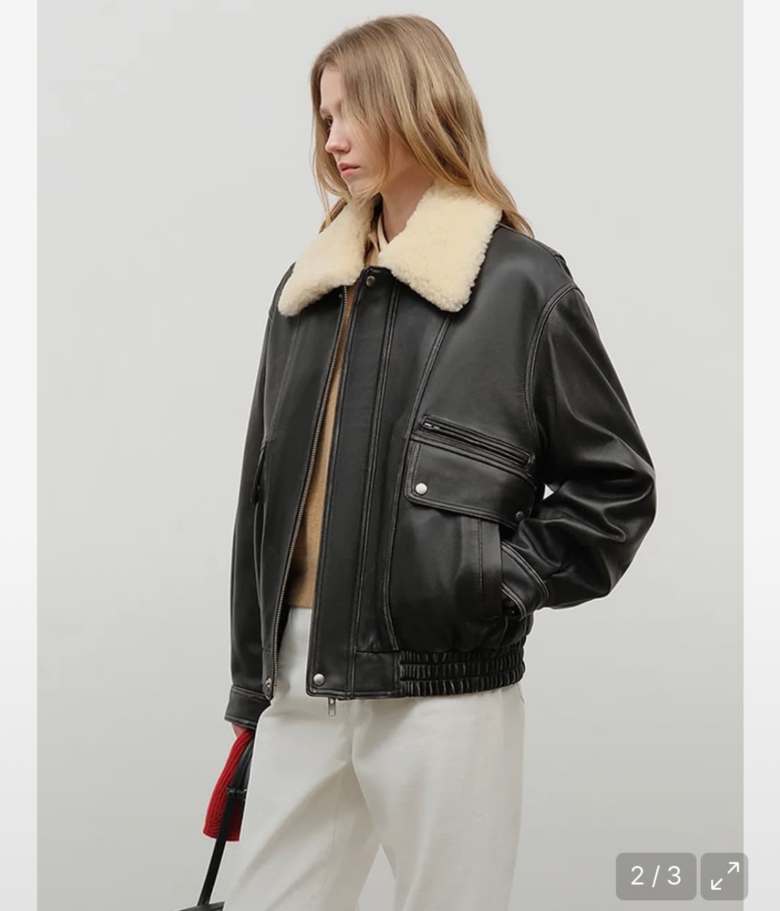 DUNST 램스킨 레더 재킷 (정가89) 상품이미지2