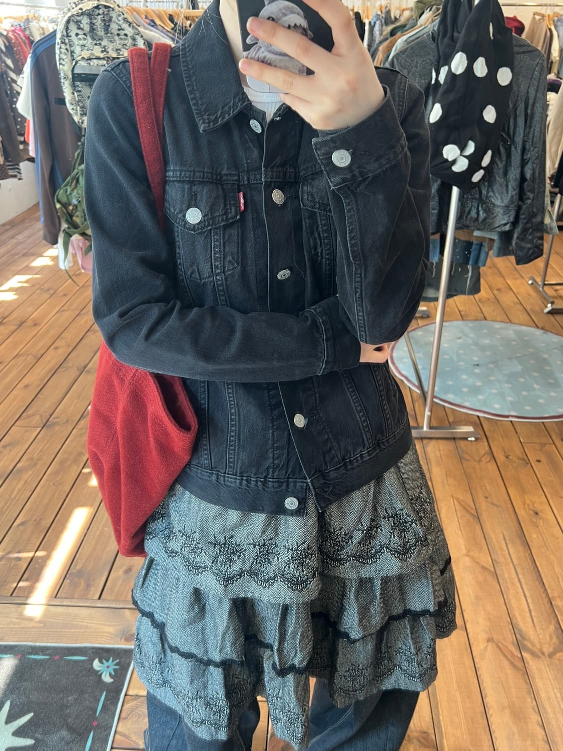 리바이스 블랙 데님 자켓  상품이미지1