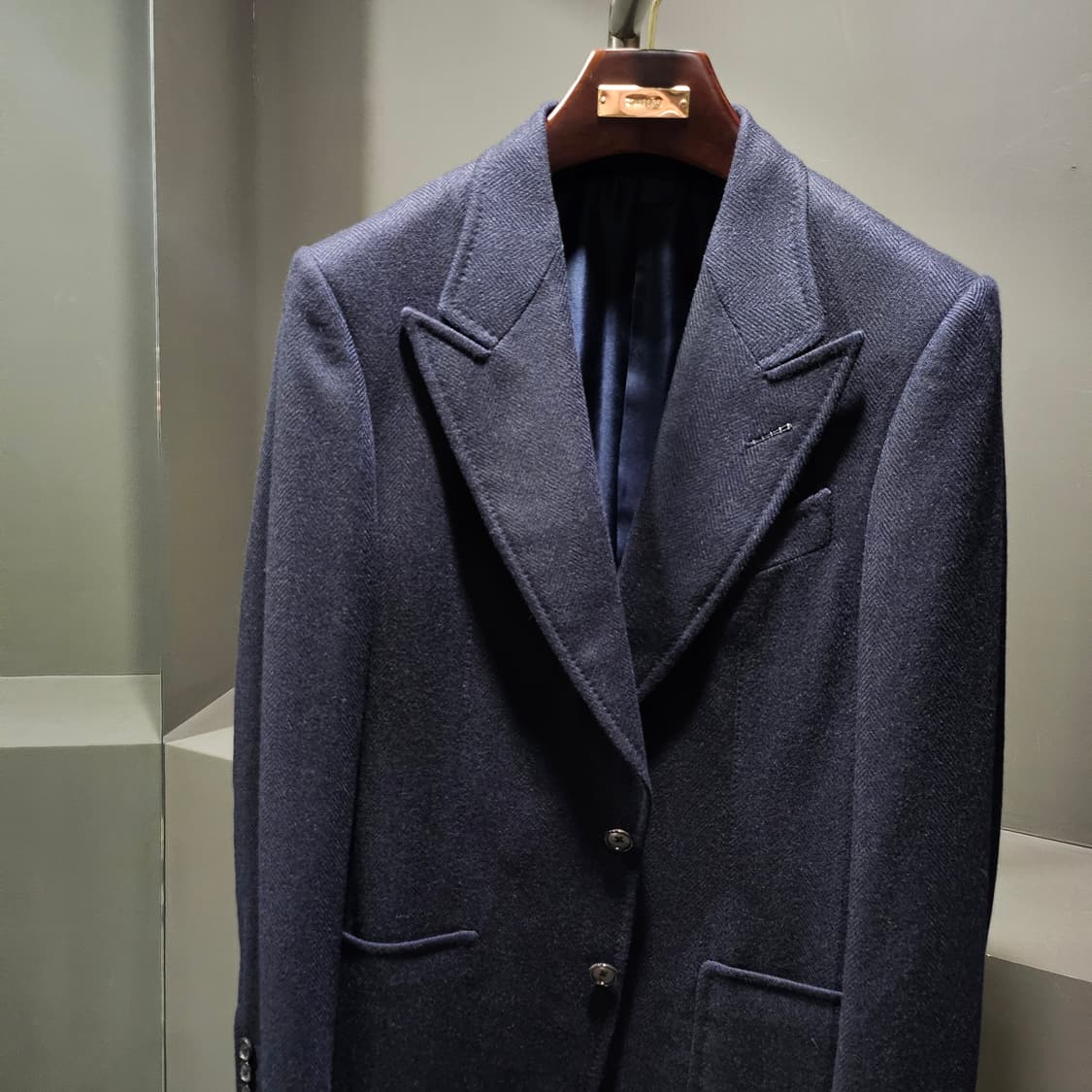 톰포드 체스터필드 카라 울 수트 정장 블레이저 상품이미지2