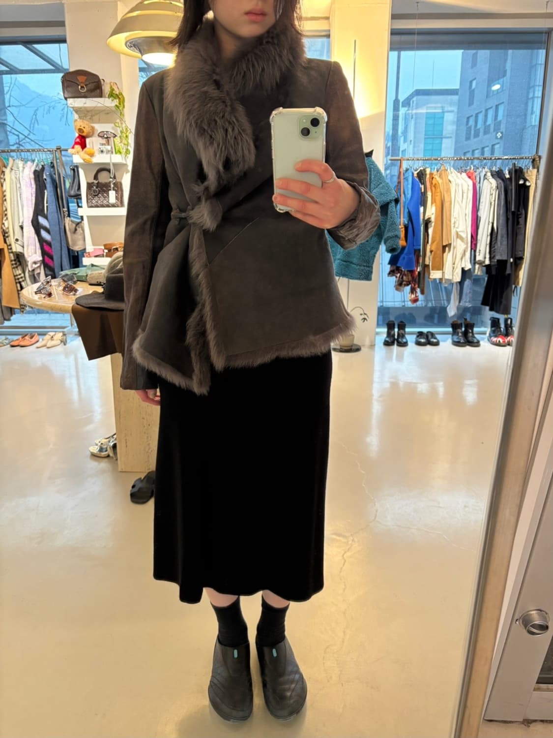 All Saints Sheepskin Jacket 상품이미지1