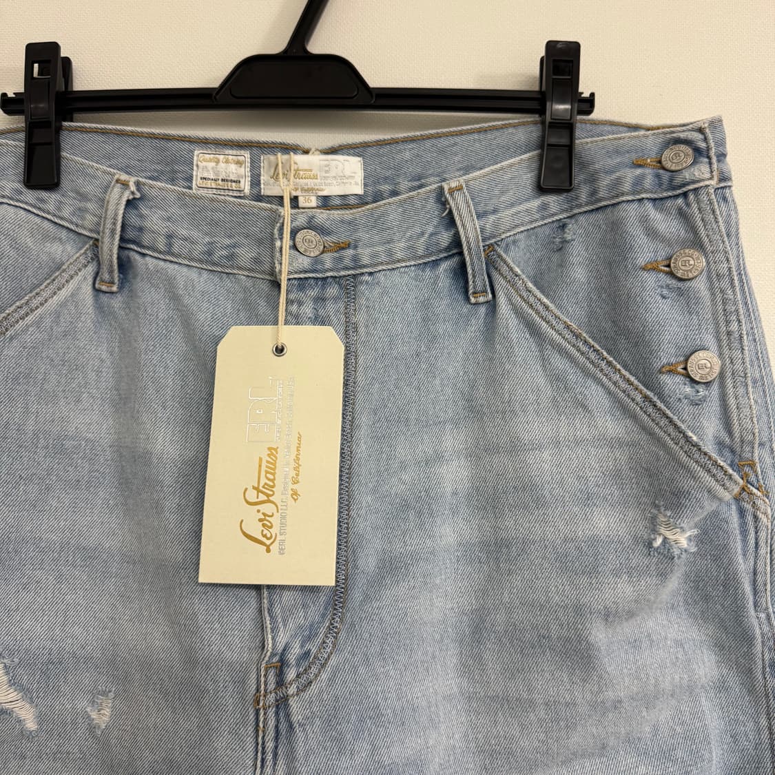 ERL x Levis 리바이스 데님 쇼츠  상품이미지2