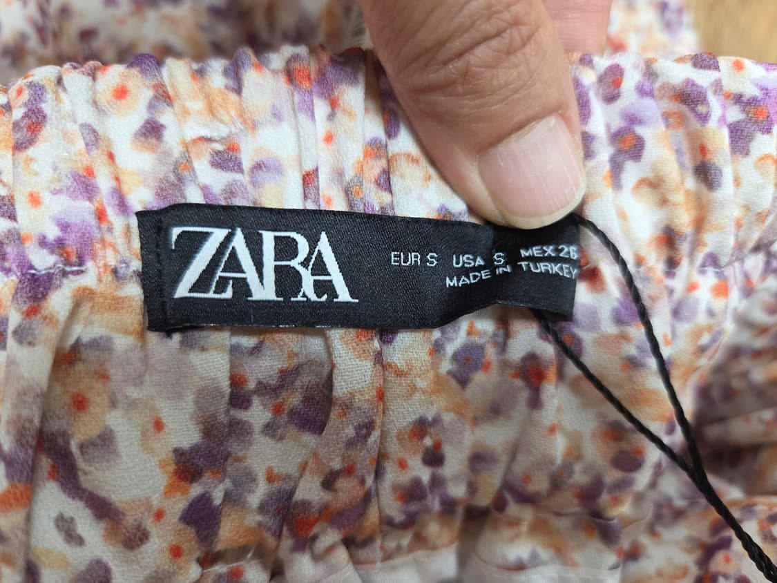 자라(zara) 플라워 벨티드 반바지 55 새상품 상품이미지8