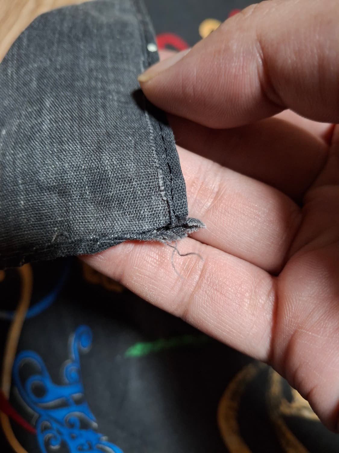 80s90s 할리데이비슨 장미 반다나 상품이미지3