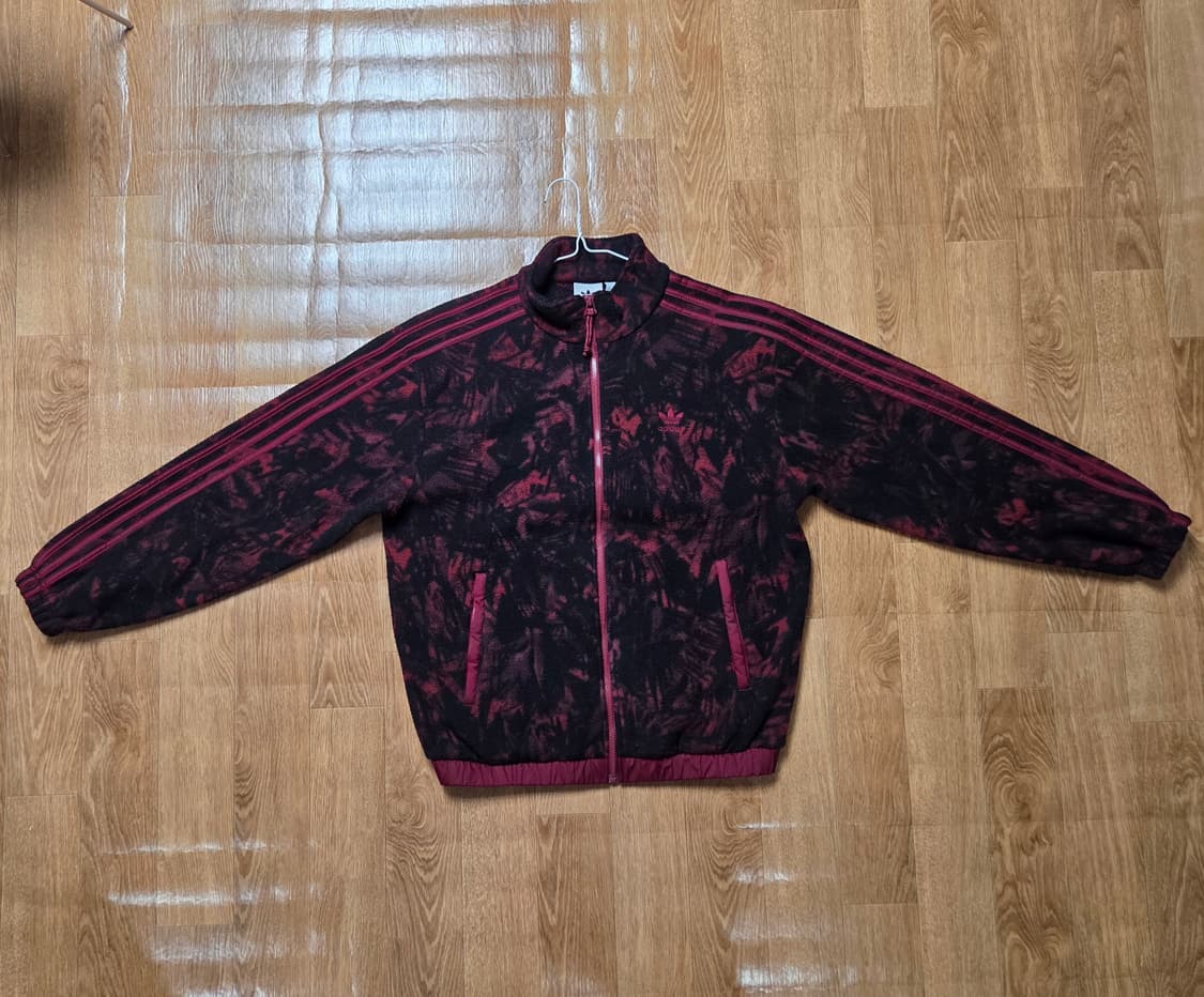 [M] 아디다스 폴라플리스 AOP 플리스 자켓 후리스 버건디 상품이미지2