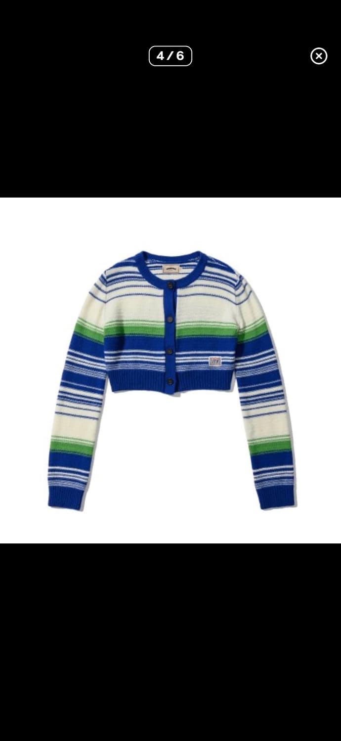 오아이오아이 크롭 가디건 뉴진스하니착용 상품이미지2