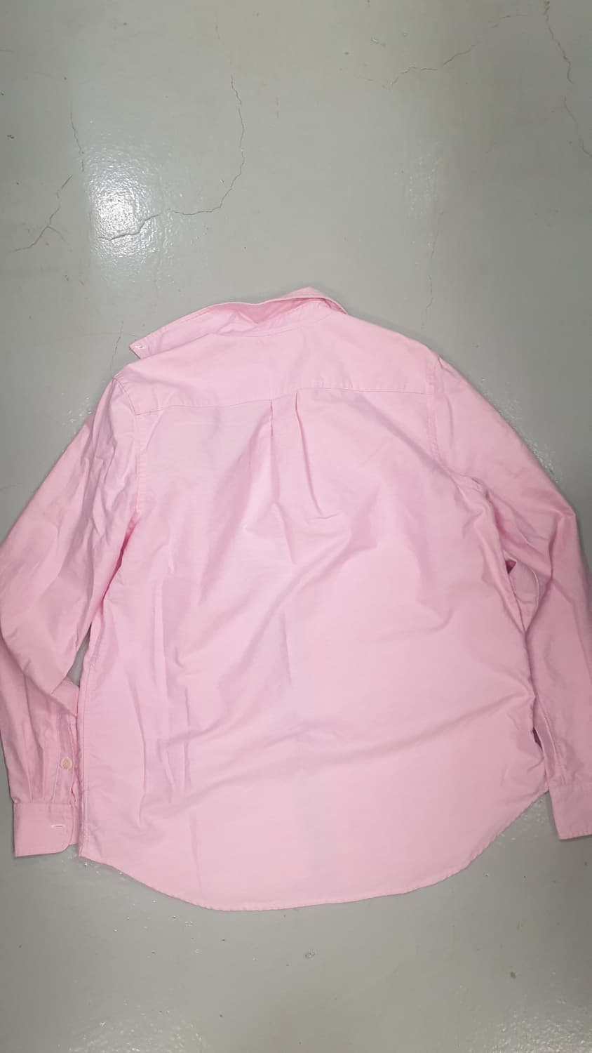 랄프로렌 옥스퍼드면 분홍 셔츠 XL 상품이미지3