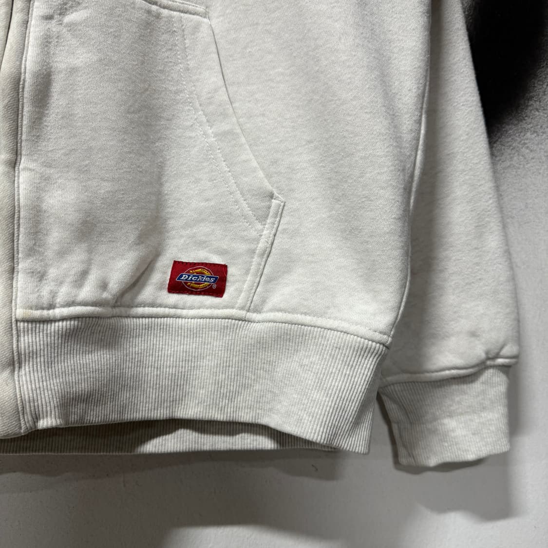 디키즈 아크 로고 쉐르파 집업 후디 헤더 그레이 상품이미지4