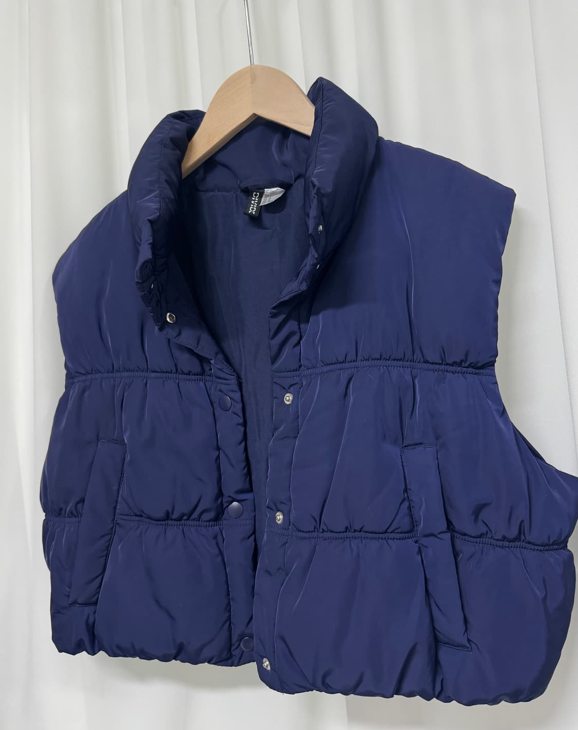 H&M 네이비 패딩 조끼 상품이미지4