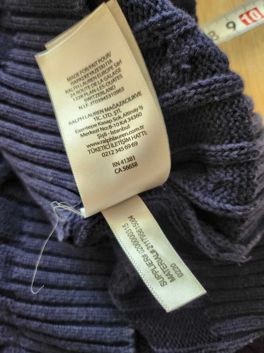 폴로랄프로렌 케이블반팔니트(S  상품이미지7