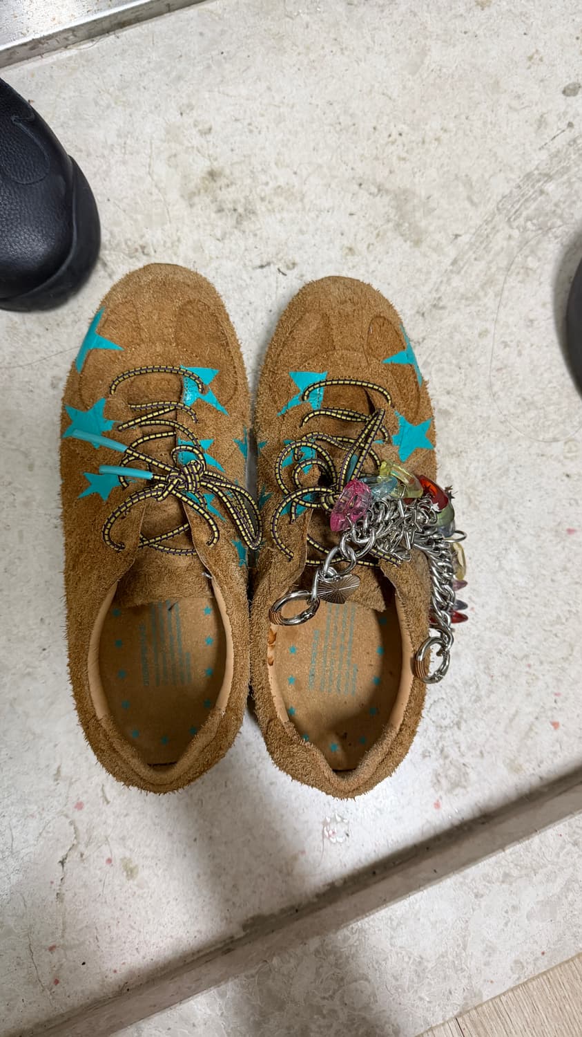 CONP 소가죽 스웨이드 스니커즈 38 상품이미지4