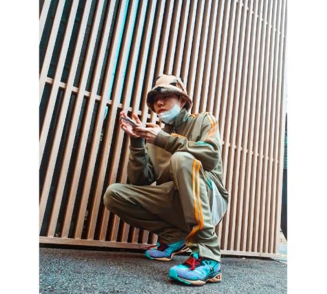 널디 그라데이션 트랙탑 카키 세트  상품이미지1