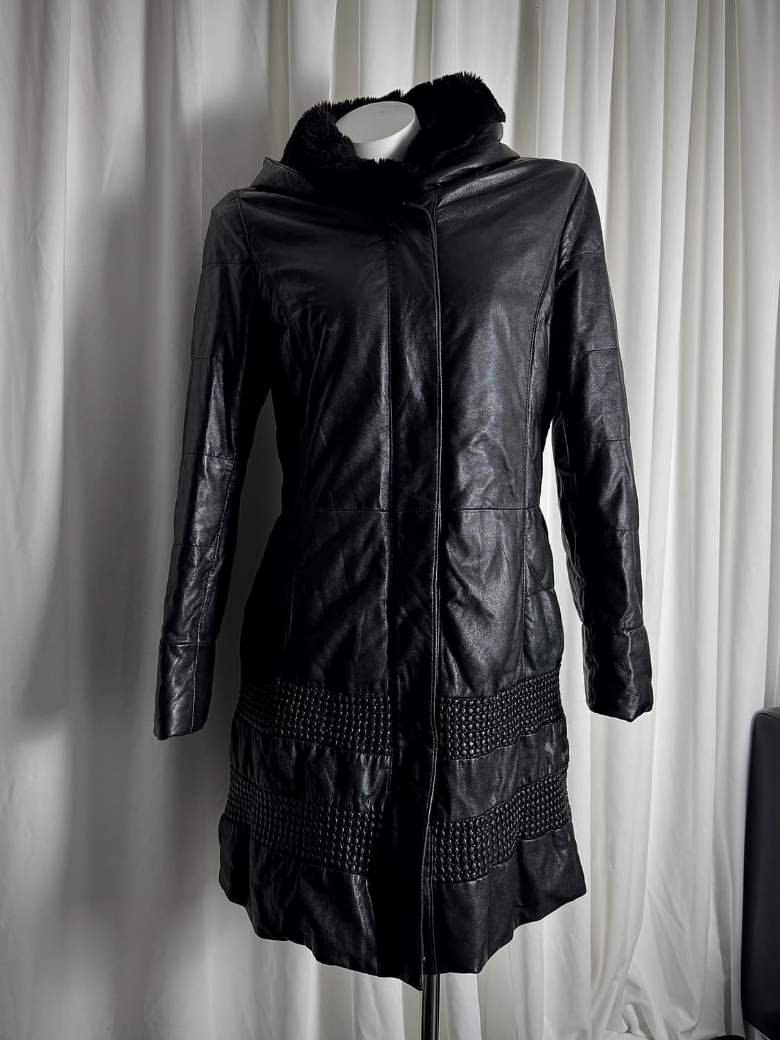 Black long padding 상품이미지1