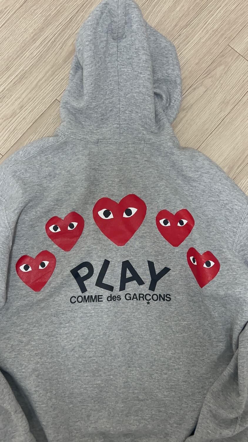 정품 꼼데가르송 후드집업 상품이미지6