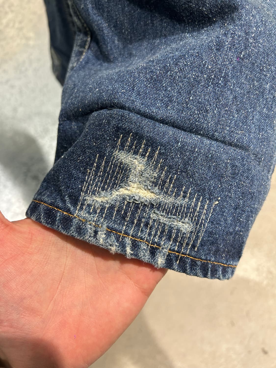 준야와타나베 뉴메뉴얼 데님팬츠 상품이미지3