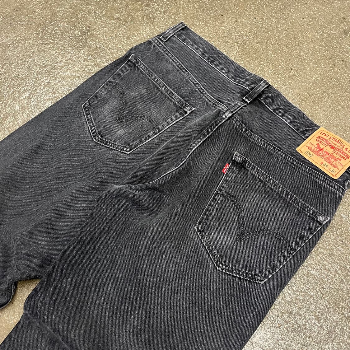 00s 리바이스550 블랙진 (34“) 상품이미지5