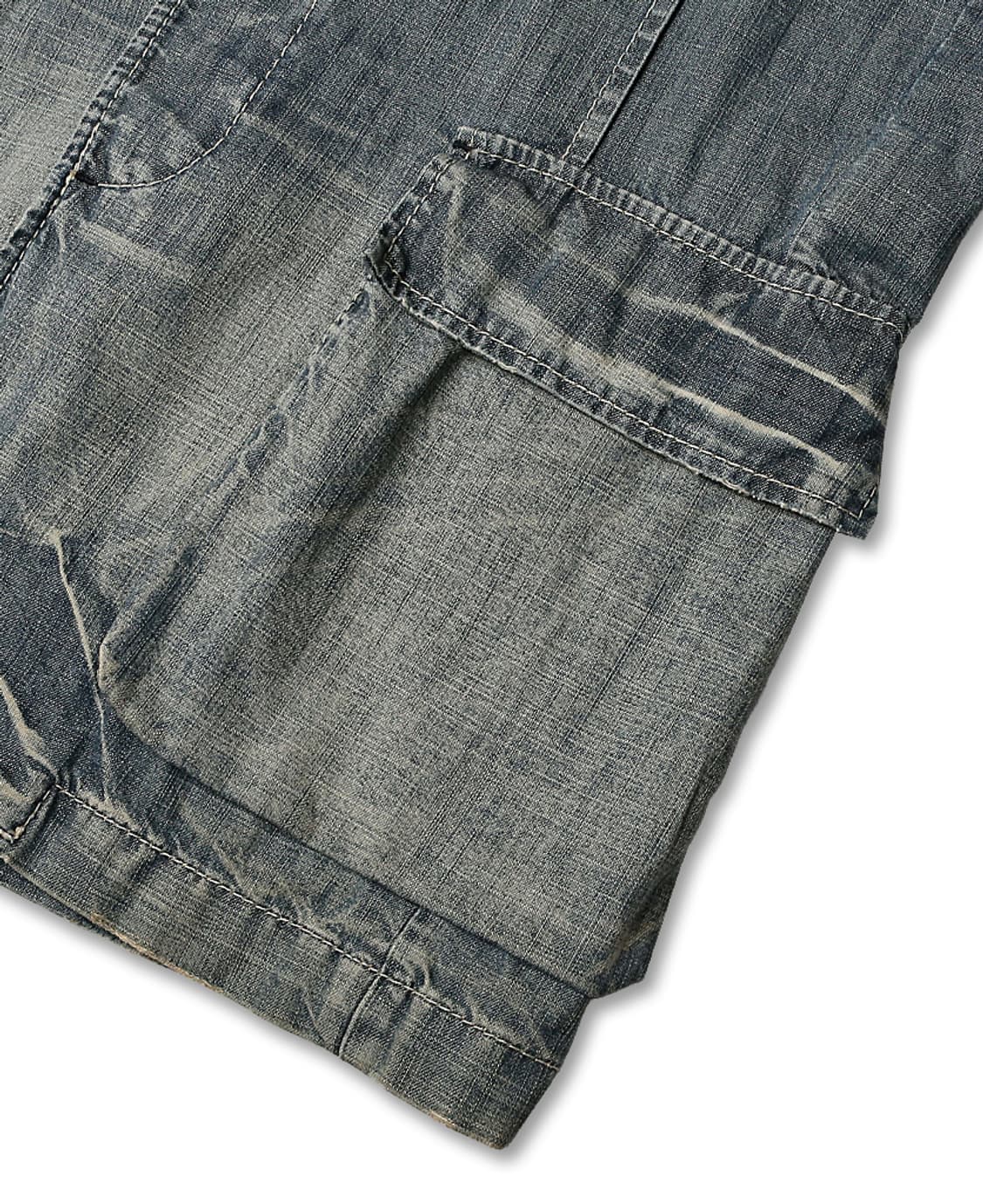 야콥 코헨 [Jacob Cohen] 빈티지 워싱 이태리 데님 사파리 자켓 상품이미지4