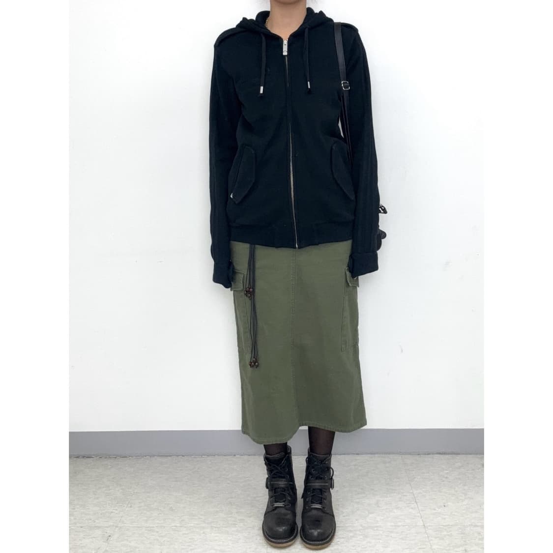 빈티지 아디다스 블랙 후드집업 상품이미지3