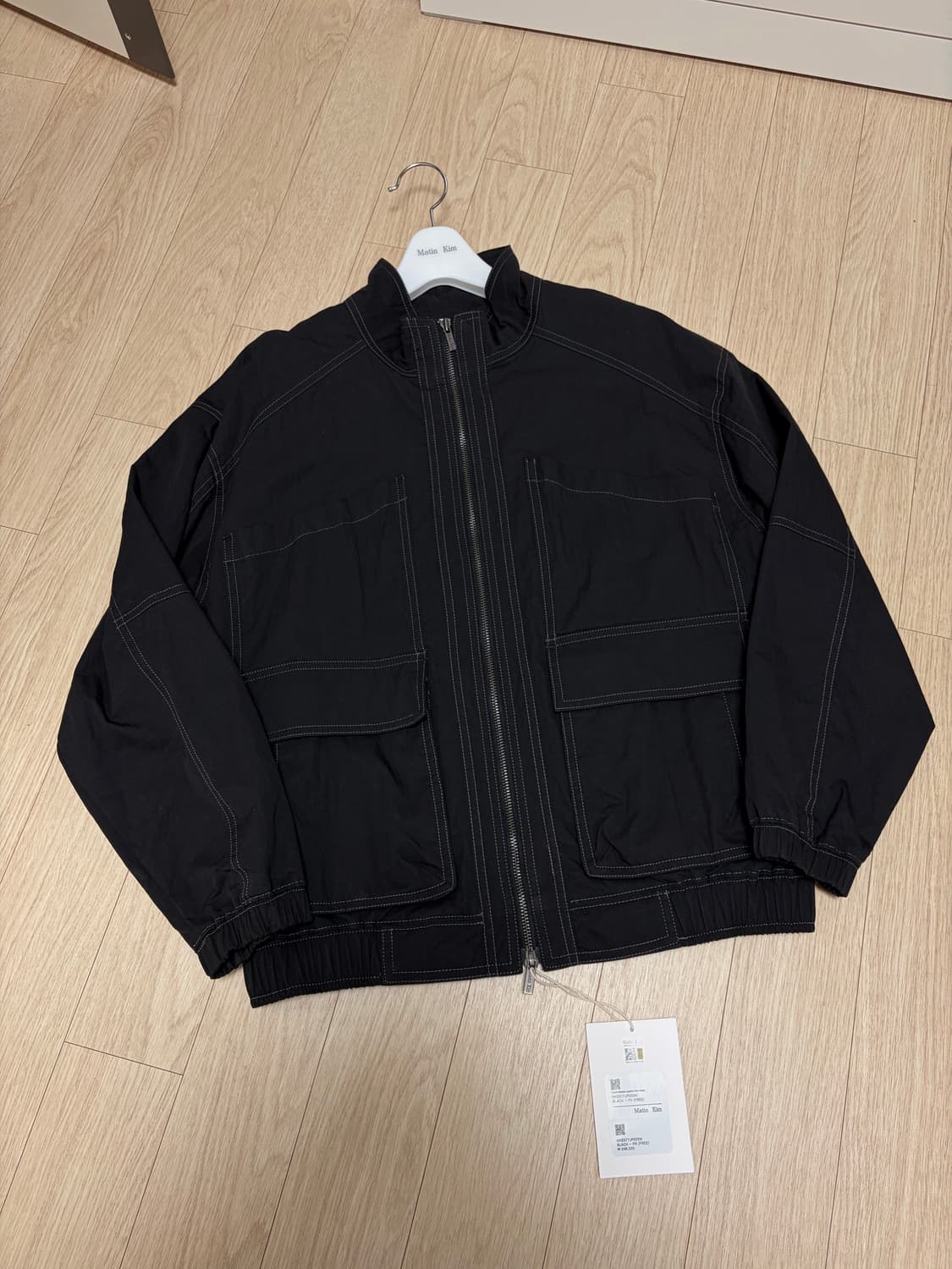 [free] 마뗑킴 여성 봄버 자켓 블랙 상품이미지2