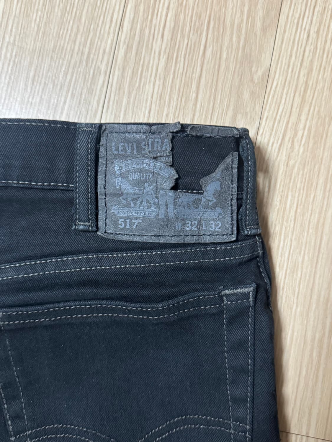 리바이스 517 플레어 부츠컷 블랙 32/32 상품이미지3