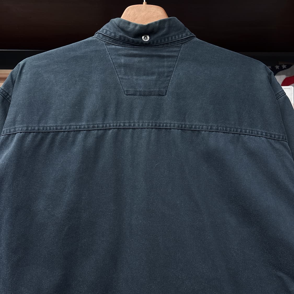 00s 할리데이비슨 바앤쉴드 리벳포켓 빈티지 페이딩 워크셔츠 N1190 상품이미지5