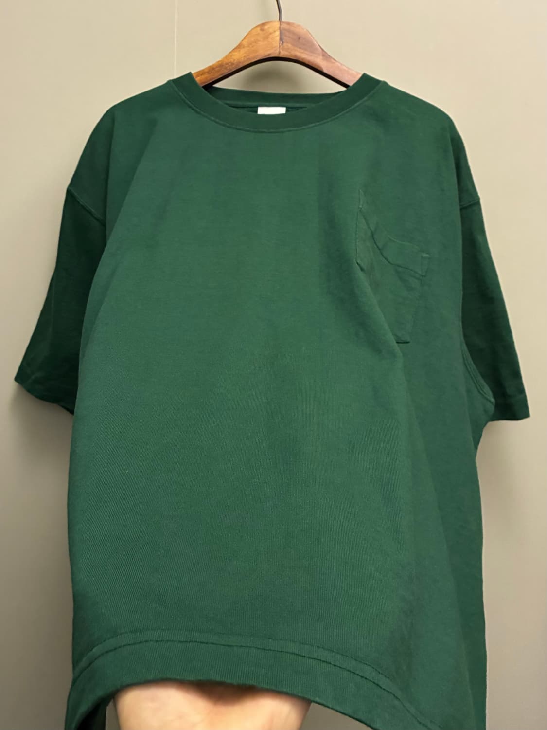 (3XL)Camber USA 캠버 헤비웨이트 코튼 포켓 반팔티셔츠 그린 상품이미지5