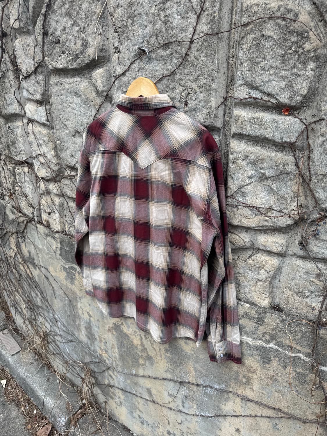 리바이스 코튼 체크 웨스턴 셔츠 L 상품이미지4