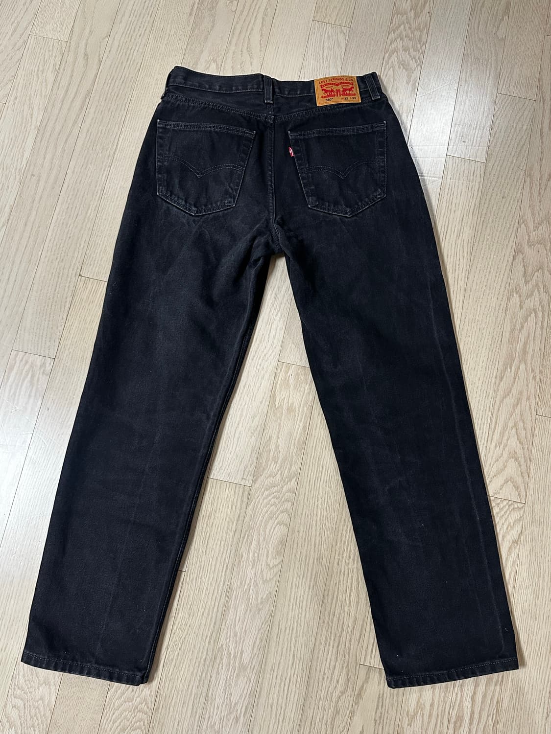 리바이스 550 블랙 데님 청바지 32사이즈 상품이미지2